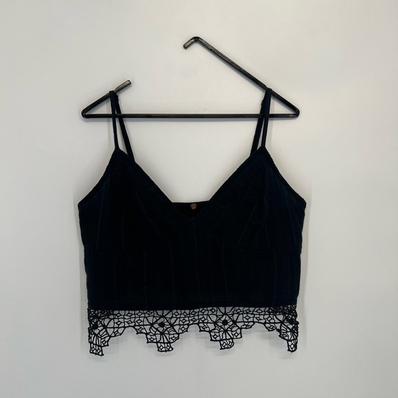 FP One Geo Lace Bralette In Black - Picture 1 of 6